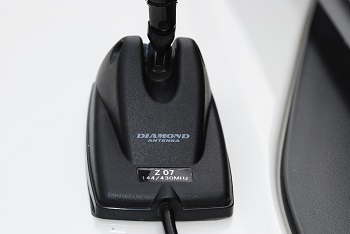 DCR用モービルアンテナ設置